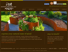 Tablet Screenshot of exteriorscapes.com
